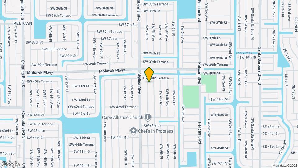 4031 SW 7th Pl Map and Location Details