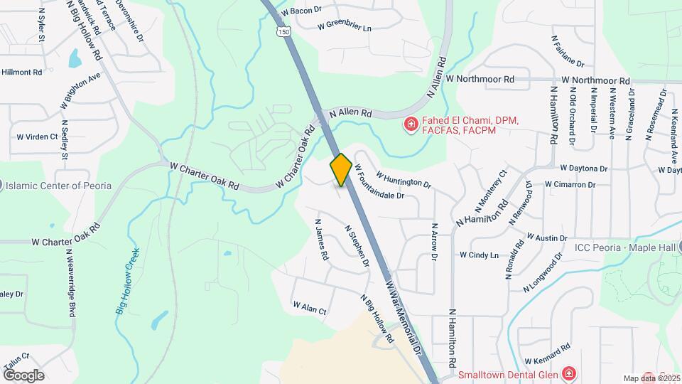 2915 W Cannes Dr Map and Location Details