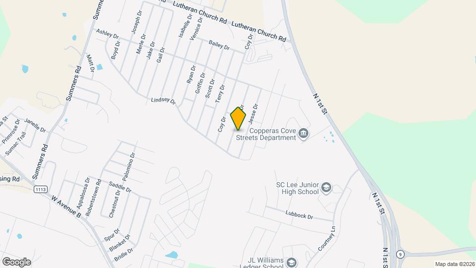 1904 Mike Dr Map and Location Details