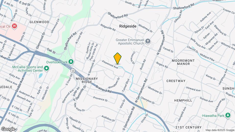 3341 Pinewood Ave Map and Location Details