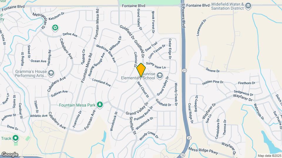7110 Goldfield Dr Map and Location Details