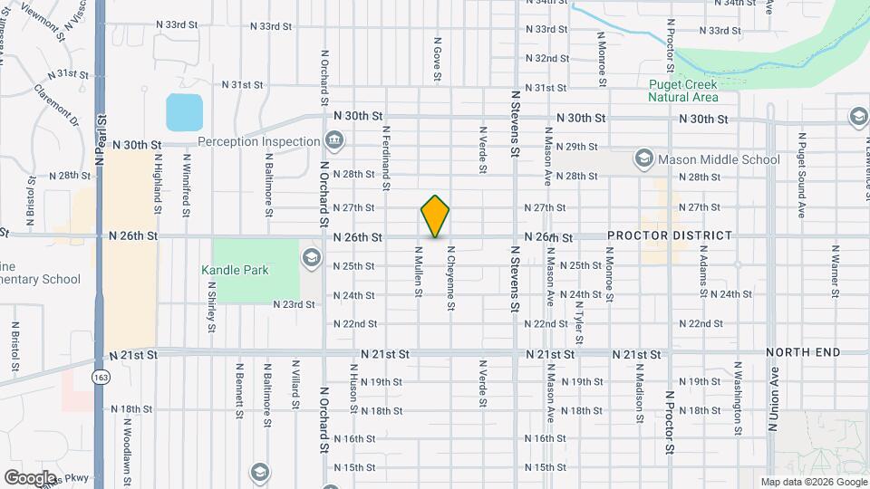 4612 N 26th St Map and Location Details
