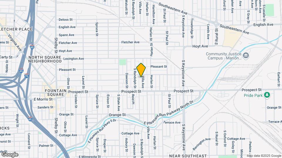 1014 Villa Ave Map and Location Details