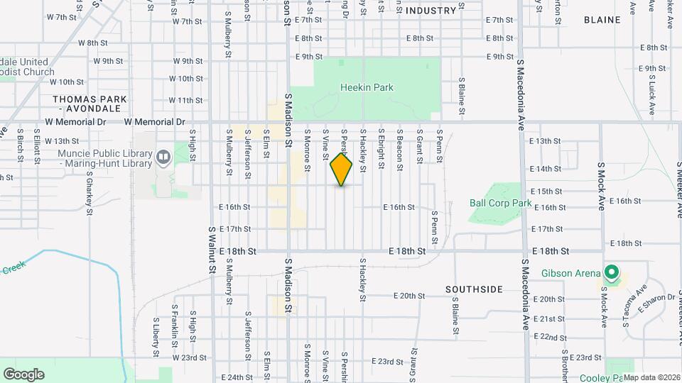 2203 S Pershing Dr Map and Location Details