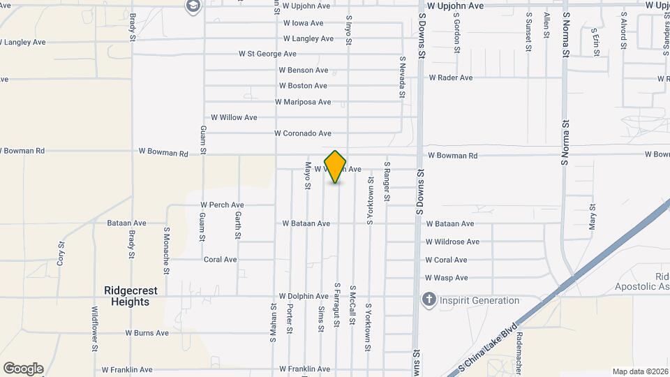 1001 S Farragut St Map and Location Details