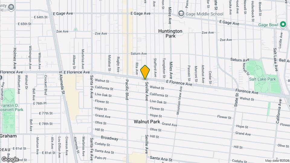 7209 Seville Ave, Unit 202 Mapa y Detalles de la Ubicación