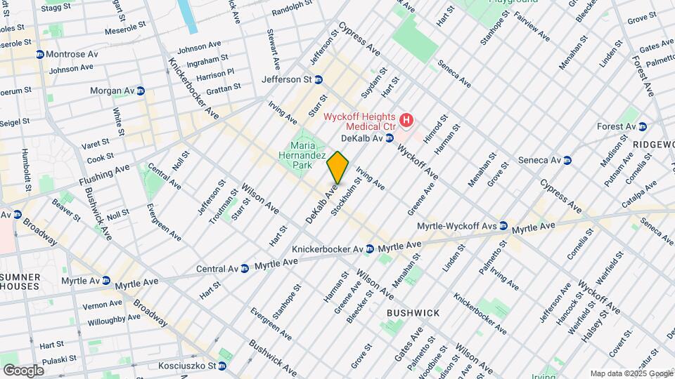 1488 Dekalb Ave Map and Location Details
