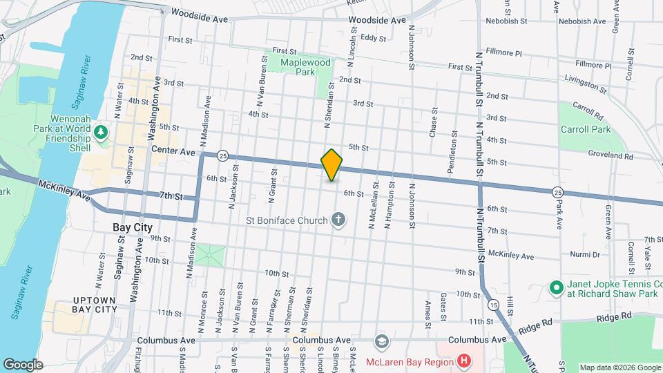 701 N Lincoln St Mapa y Detalles de la Ubicación