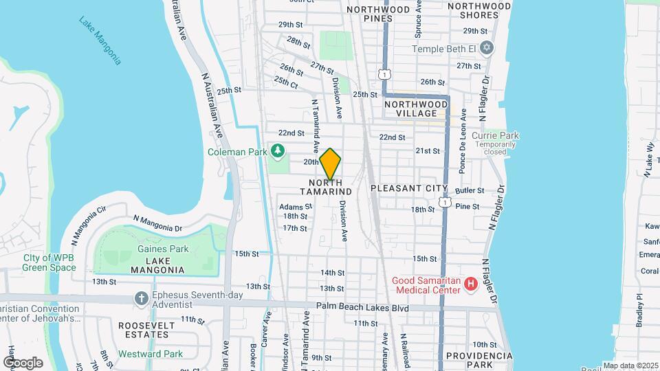 817 Grant St, Unit 1 Map and Location Details