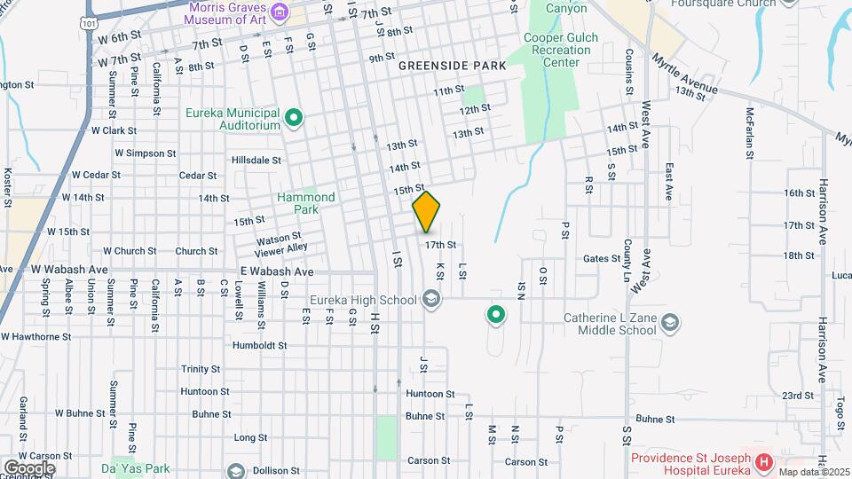 1655 J St Map and Location Details