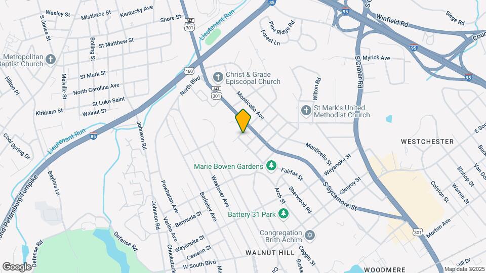 1653 Fairfax St Map and Location Details