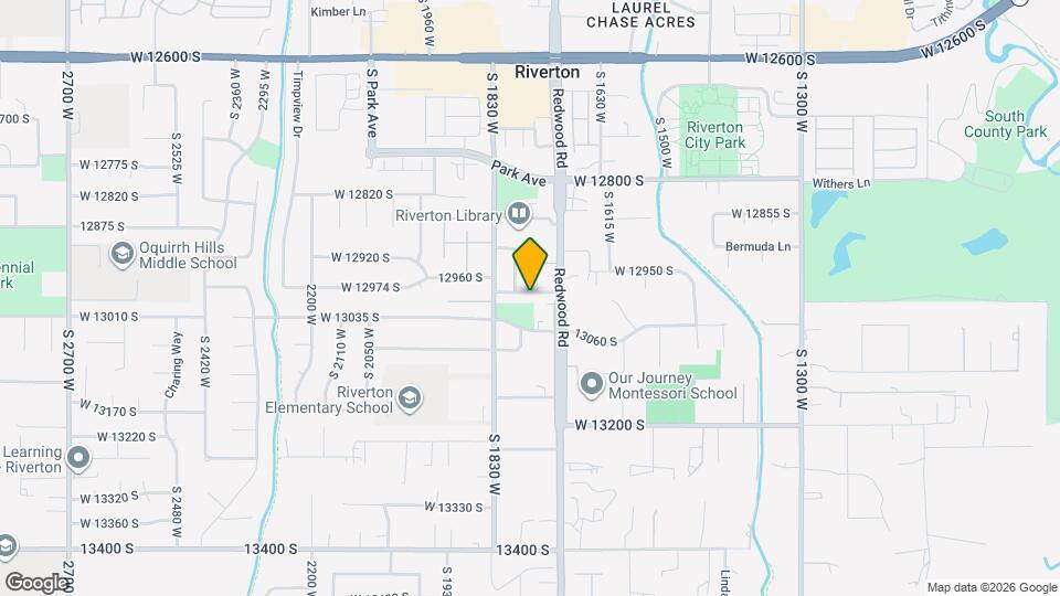 1735 W 12980 S Map and Location Details