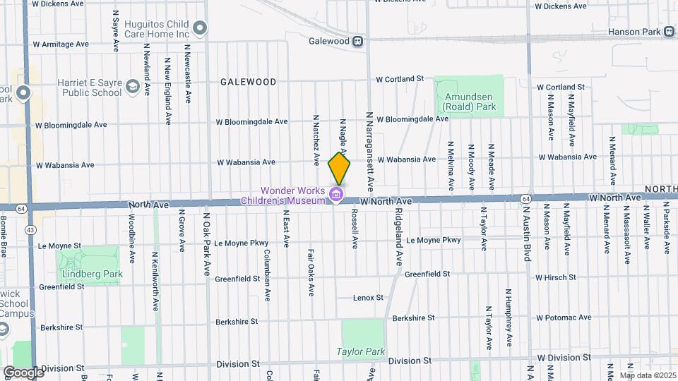 1612 N Nagle Ave Map and Location Details