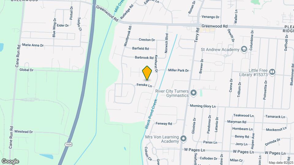 6707 Fenske Ln Mapa y Detalles de la Ubicación