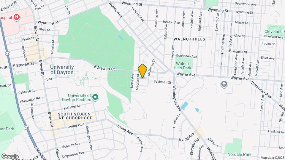 518 Beckman St Map and Location Details