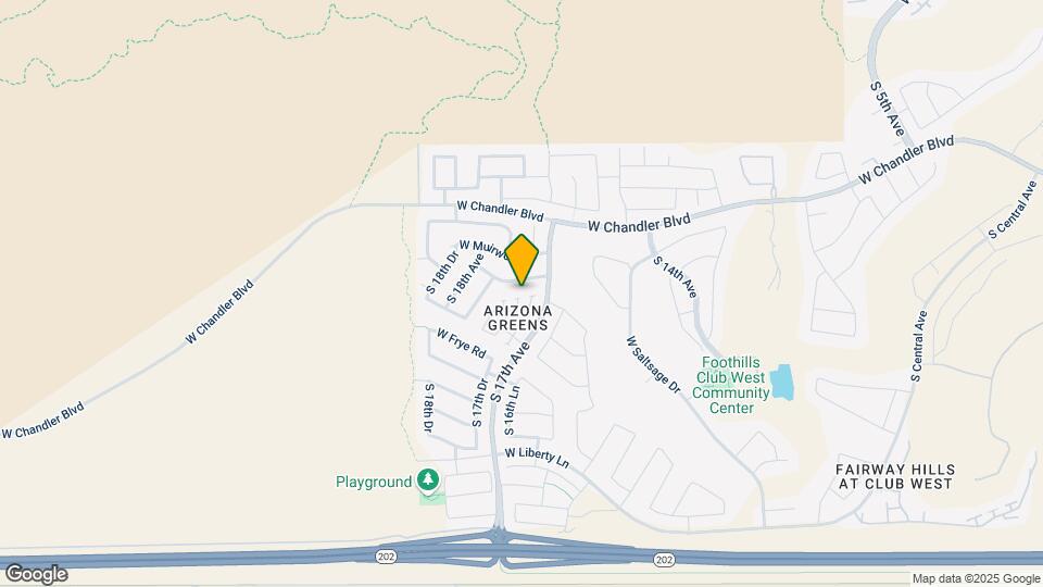 1722 W Amberwood Dr Map and Location Details