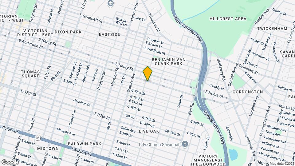 1205 E Anderson St Map and Location Details