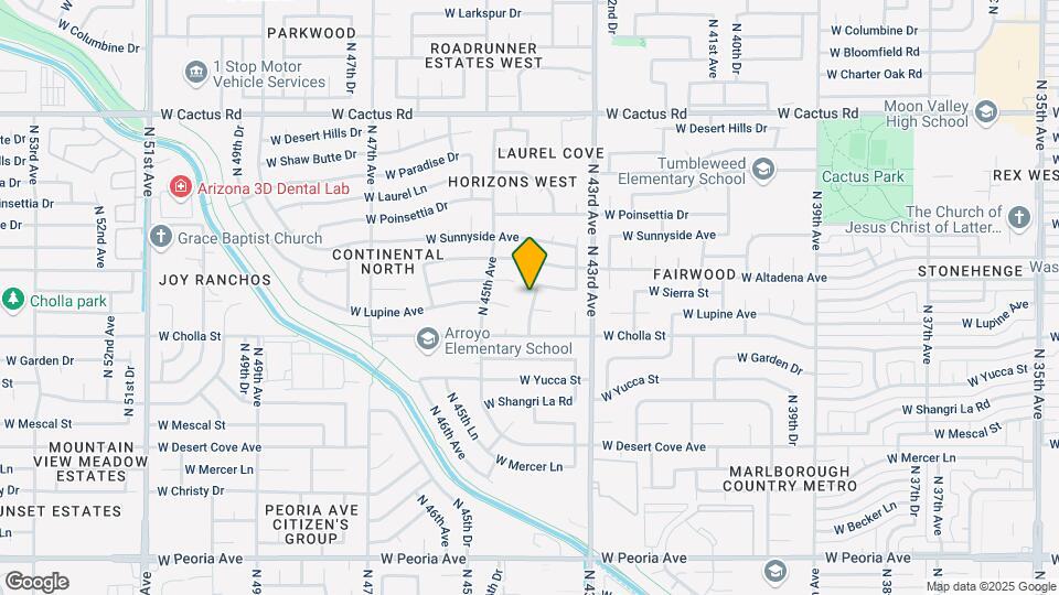11438 N 44th Ave, Unit 2206 Mapa y Detalles de la Ubicación