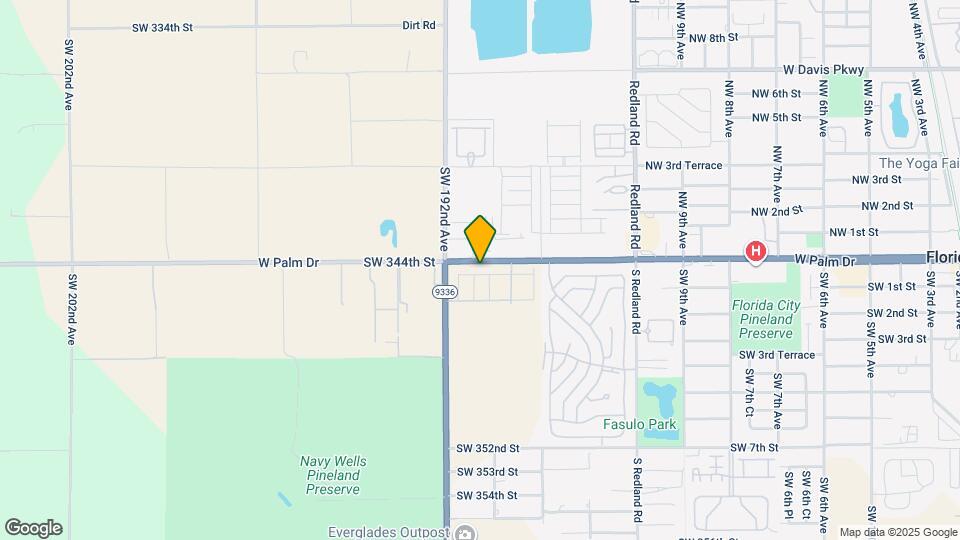 19071 SW 344th Ter Map and Location Details