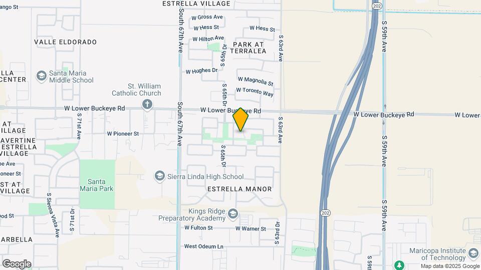 2850 S 64th Dr Map and Location Details