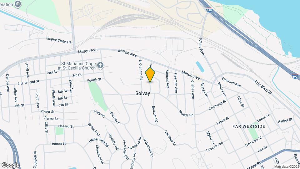 312 Hall Ave Map and Location Details