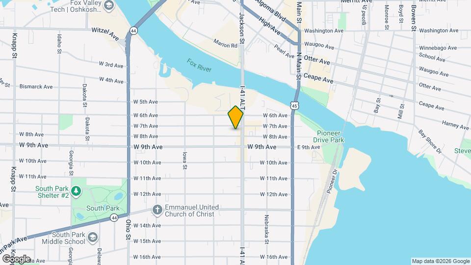 212 W 8th Ave Map and Location Details