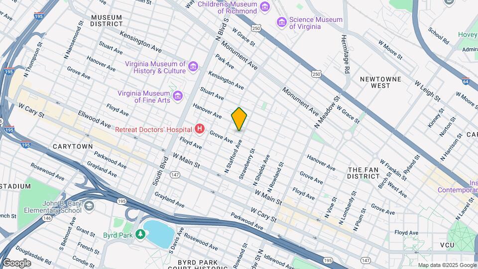 210 N Stafford Ave Map and Location Details
