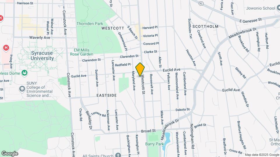 822 Westcott St Map and Location Details