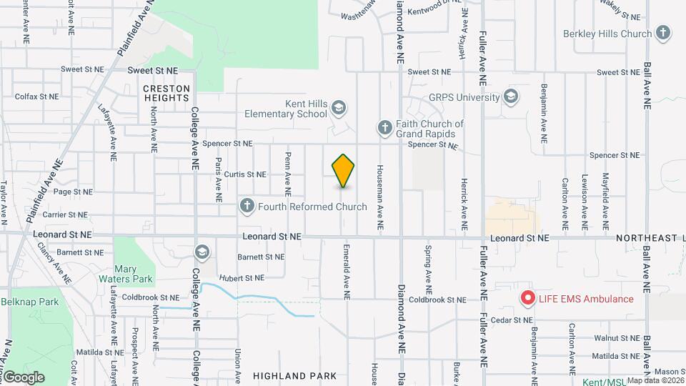1302 Northfield Ave NE Map and Location Details