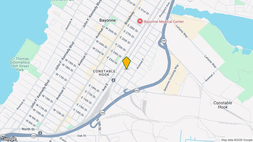 74 Prospect Ave Map and Location Details