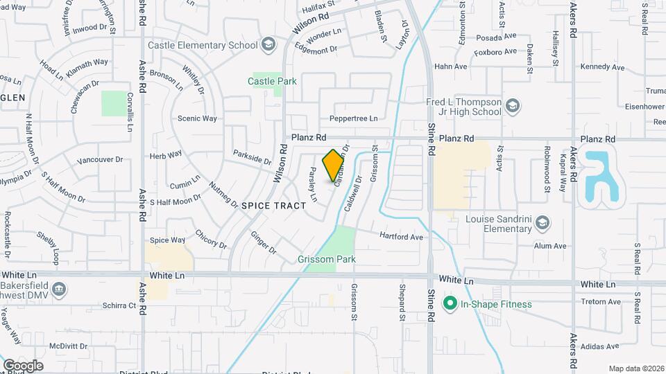 3509 Cardamon Dr Map and Location Details