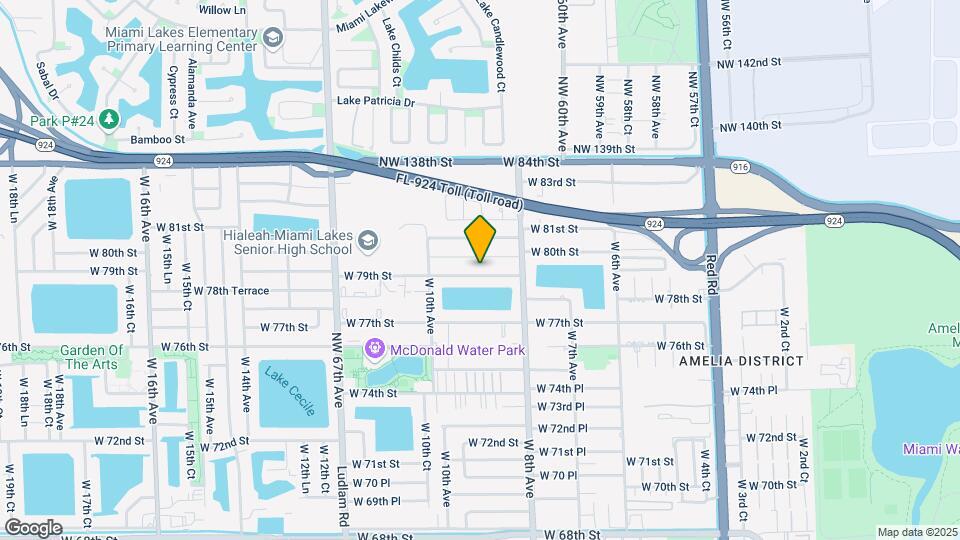 899 W 79th St Map and Location Details