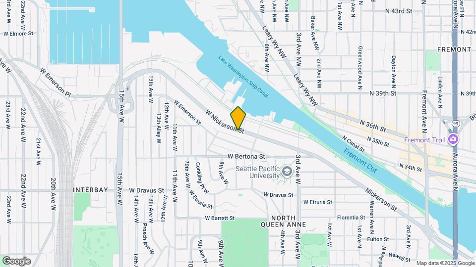 633 W Nickerson St Map and Location Details