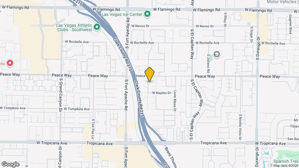 4548 Flaming Ridge Trail Map and Location Details