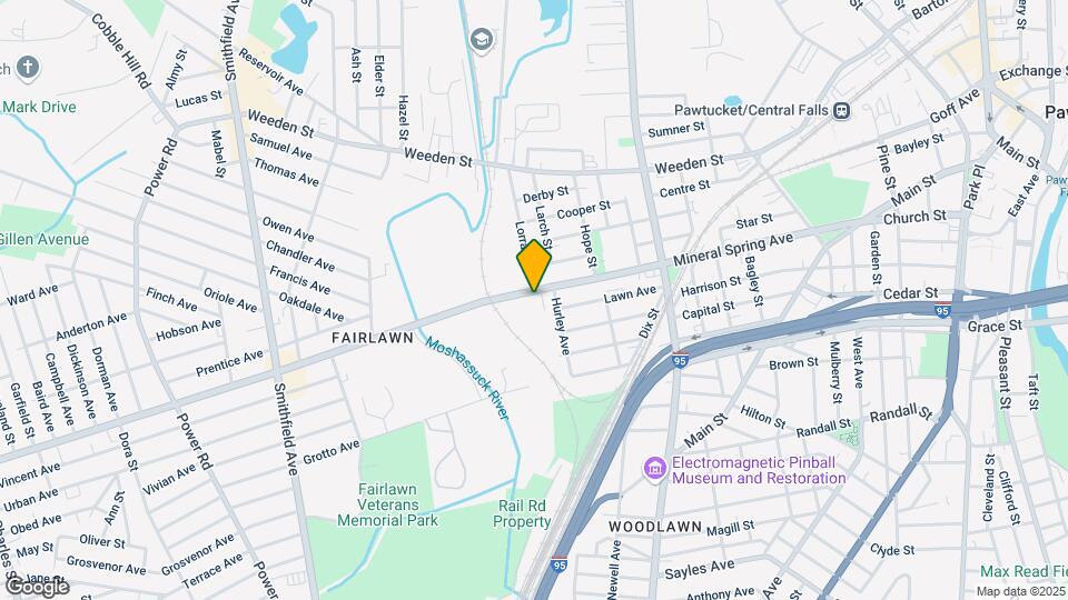 452 Mineral Spring Ave Map and Location Details