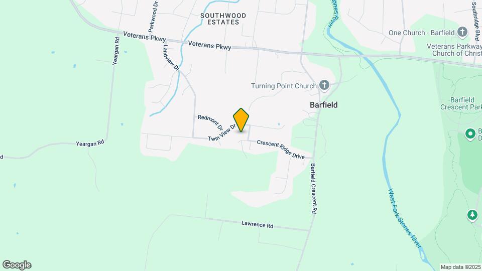 1306 Crescent Ridge Drive Map and Location Details
