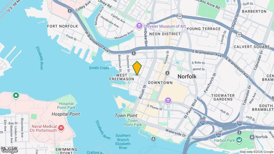 243 College Pl Map and Location Details