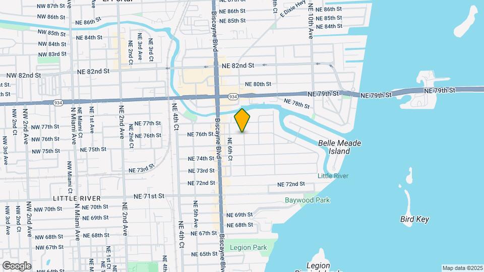 694 NE 76th St Map and Location Details
