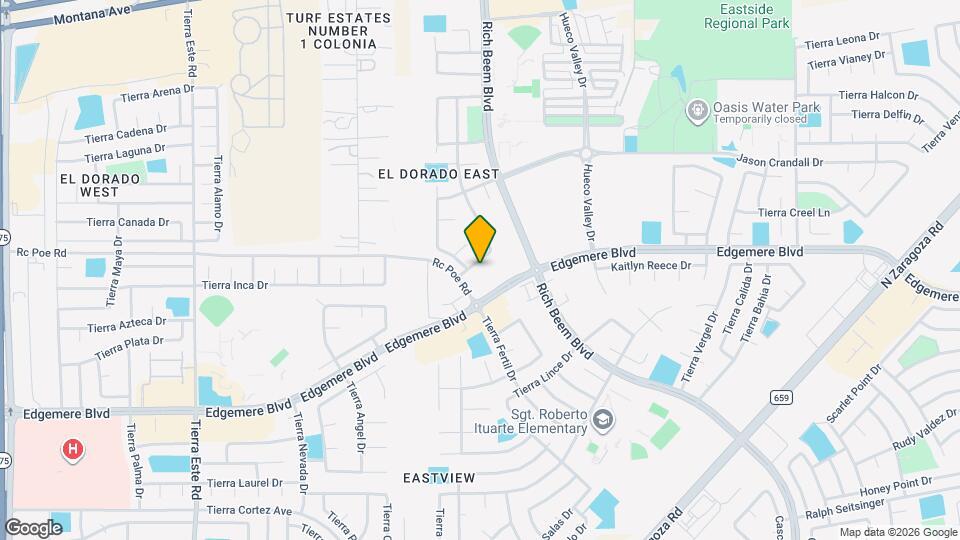 12716 Tierra Aurora Dr Map and Location Details