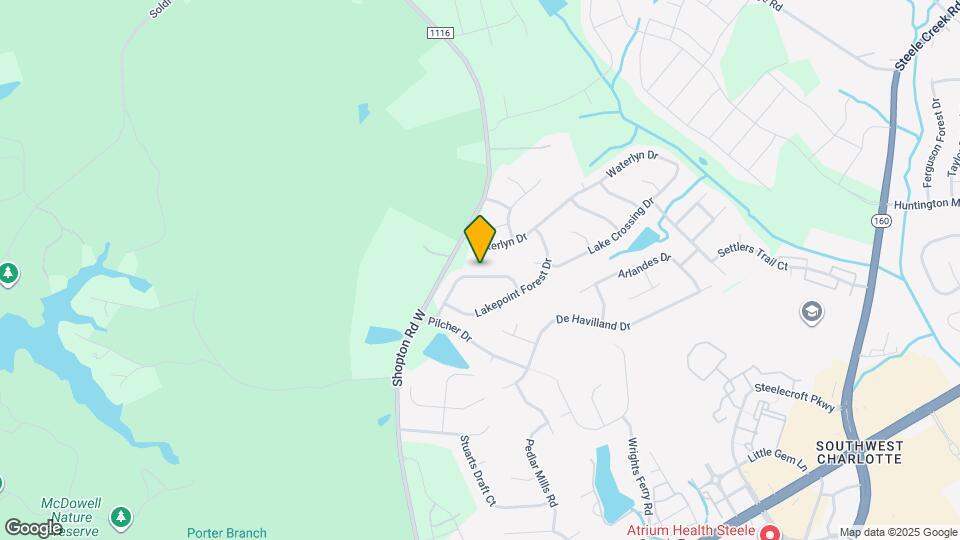 11704 Village Pond Dr Map and Location Details