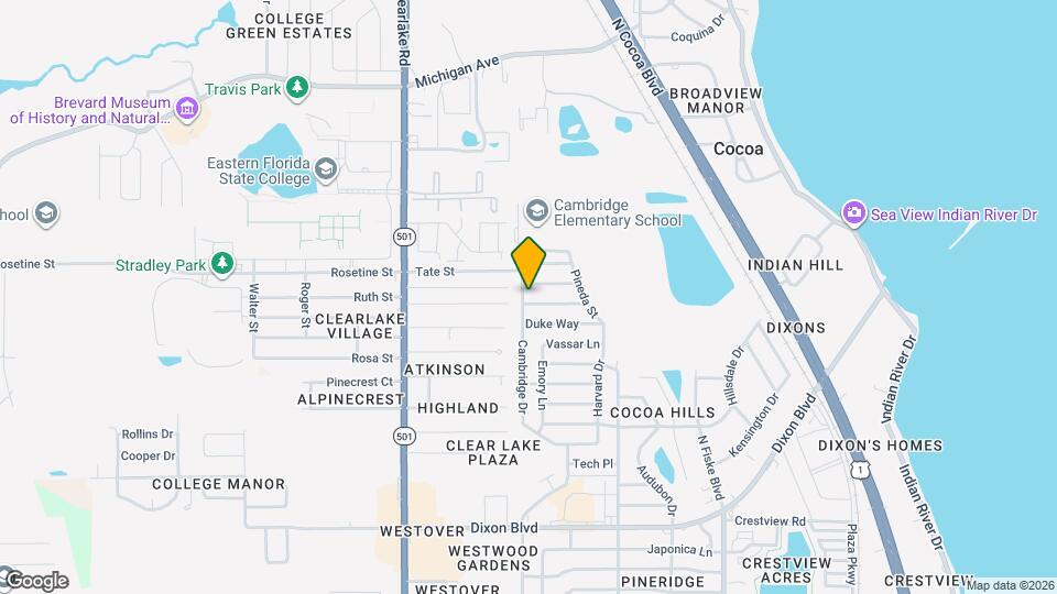 1706 Cambridge Dr Map and Location Details