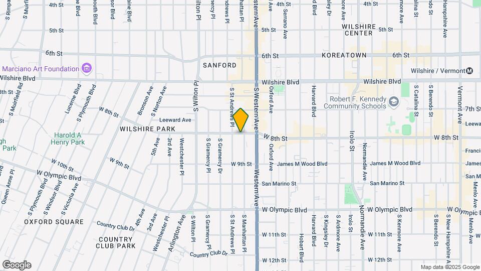 3838 W 8th St Map and Location Details