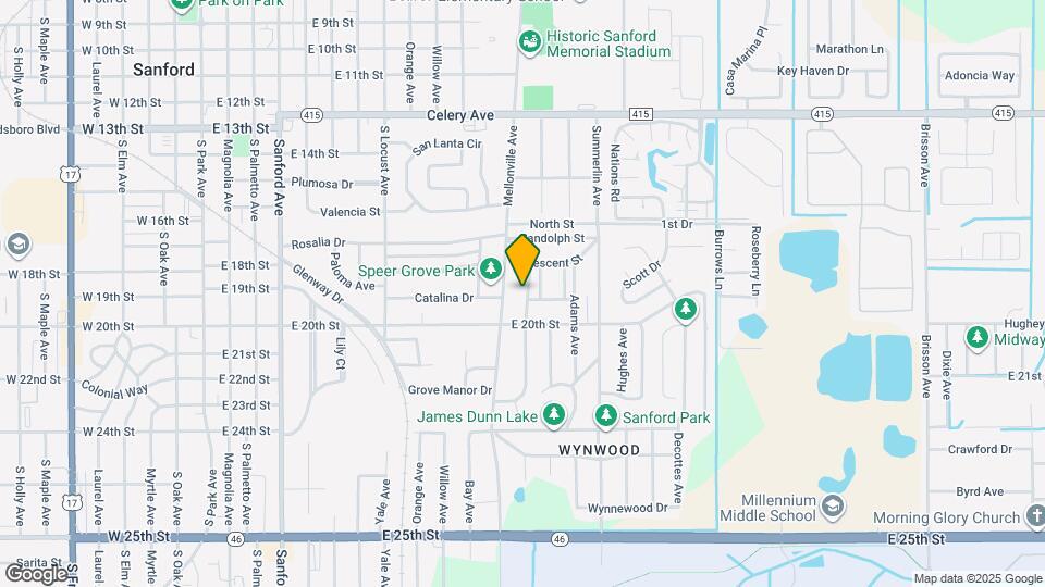 1810 Washington Ave Map and Location Details