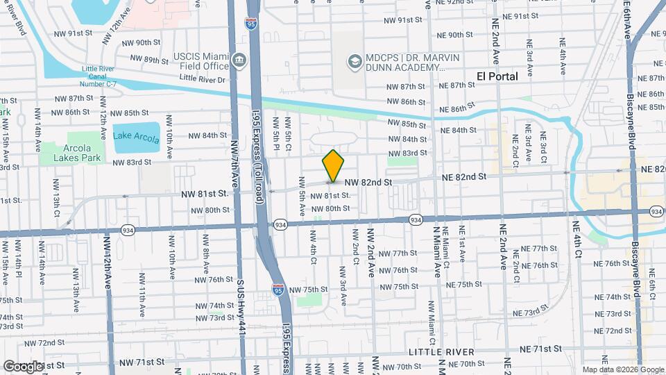382 NW 82nd St Map and Location Details
