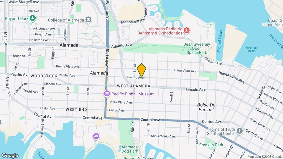 820 Pacific Ave Map and Location Details