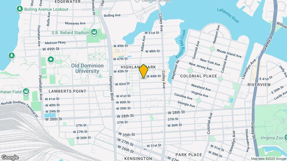 866 W 43rd St Map and Location Details