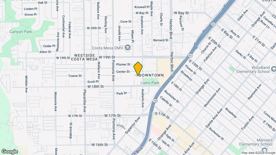 1845 Anaheim Ave Map and Location Details