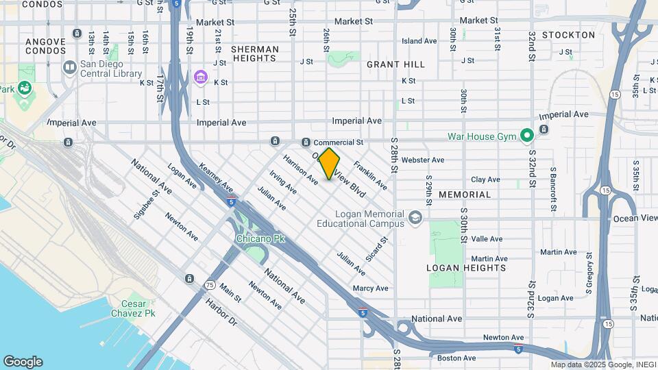 2078 Harrison Ave Map and Location Details