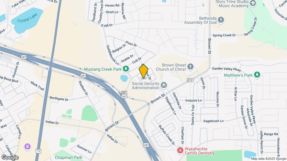 204 Blue Roan Dr Map and Location Details