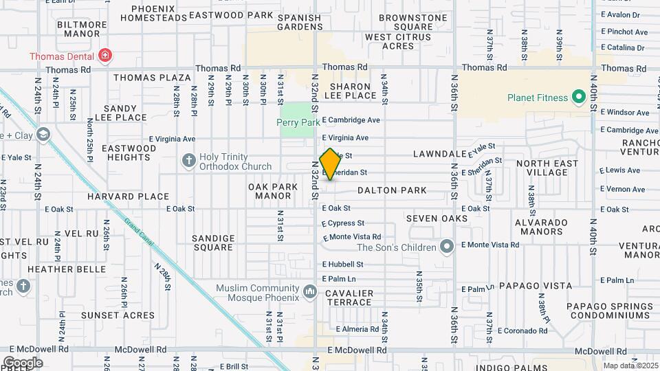 Harvard Heights Condominiums Map and Location Details